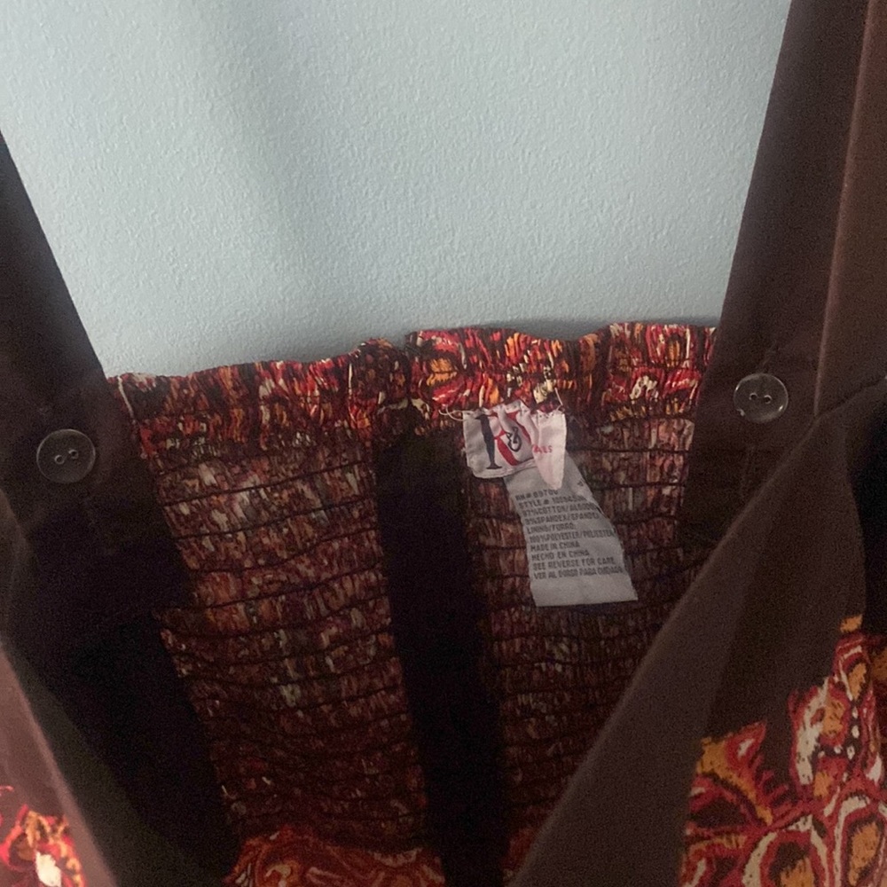 Paisley & Floral Sleeveless Midi Length Sun Dress Size 16 | R and K Originals - Picture 3 of 4